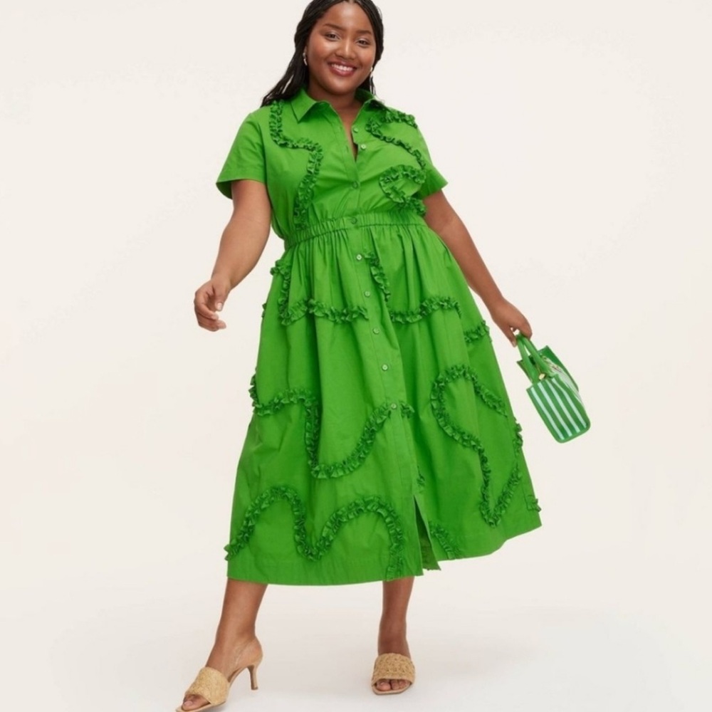 Kate Spade New York x TargetWomen's Ribbon Short Sleeve Midi Shirtdress